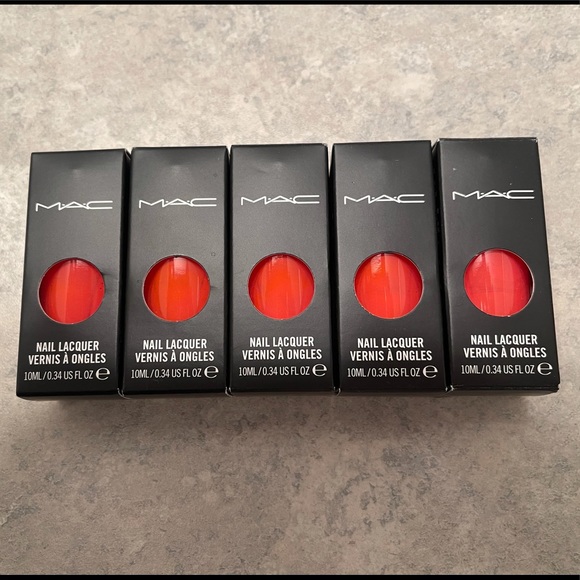 MAC Nail Polish. Set of 5 all SAME color. Brand New In Box. - Picture 3 of 5